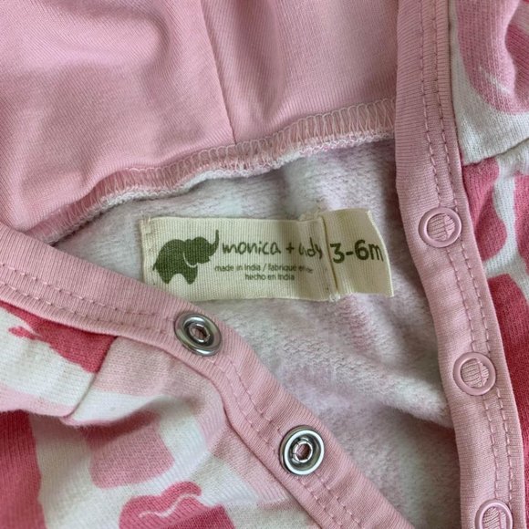 Monica + Andy Hooded Baby Sweater Romper - 3-6 months - Picture 4 of 4